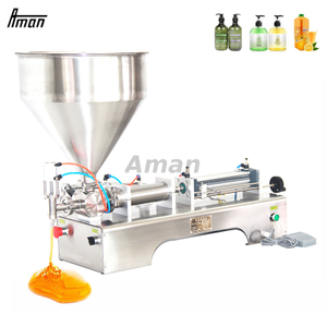 Machine de remplissage semi-automatique de sauce au jus de miel liquide d'eau